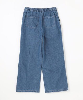 ANY KIDS デニム ワイド パンツ ブルー系デニム
