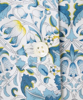 J.PRESS LADIES 【洗える】LIBERTY ボートネック ブラウス ブルー系