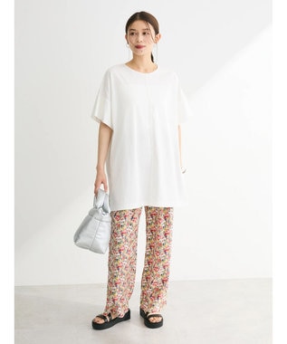 Green Parks 冷っとすずやか　袖広チュニック Off White