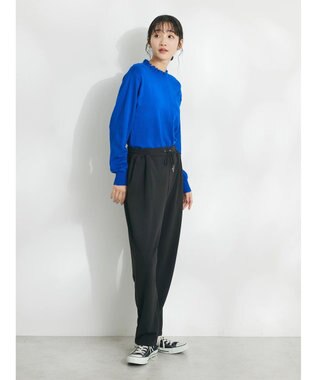 CRAFT STANDARD BOUTIQUE エリシャーリングニットプルオーバー Blue