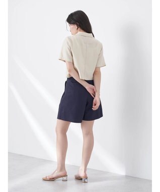 earth music&ecology フリルキュロットパンツ Ivory