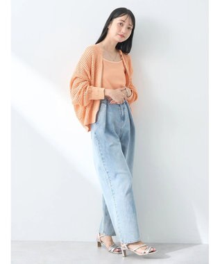 earth music&ecology キラキララインストーンキャミ Orange