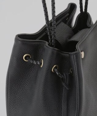 GOTAIRIKU 【ETIAM】シュリンク ドローストリングバッグ《Cocoon》 ブラック系