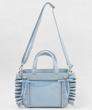 WEGO 【痛バ＆推し活グッズ】きらめきレースアップフリル痛ショルダー