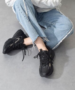 Bridget Birkin 【VINCULUM】メタリックコンビスニーカー