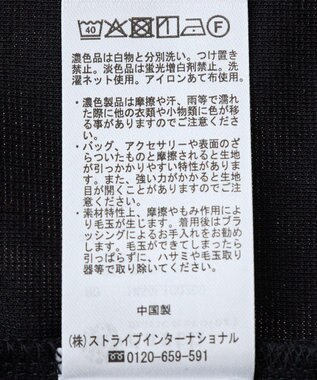 earth music&ecology フレア袖レースプルオーバー Black