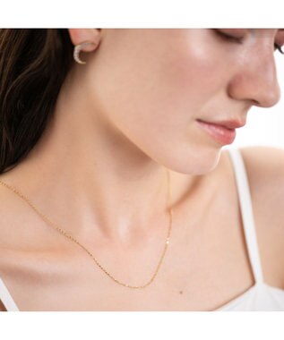 blancotokyo 【金属アレルギー対応】ペタルチェーンネックレス Resplandor ゴールド