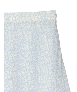 earth music&ecology フラワープリントフレアスカート Sax