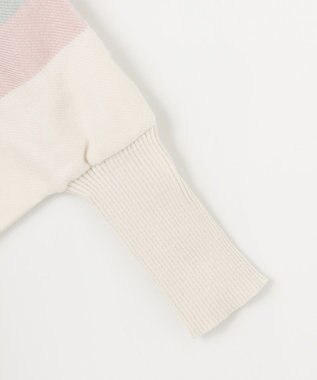 ANY SIS チェック ポンチョ ブルー系チェック