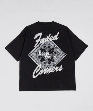 WEGO ペイズリーグラフィックBIG　T（SS） ブラック