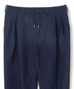 JOSEPH HOMME 新素材【抜群の通気性/360度ストレッチ】エアトールストレッチ ドロスト付ワイドテーパードパンツ/ ORIGIN CONVERTIBLE ネイビー系