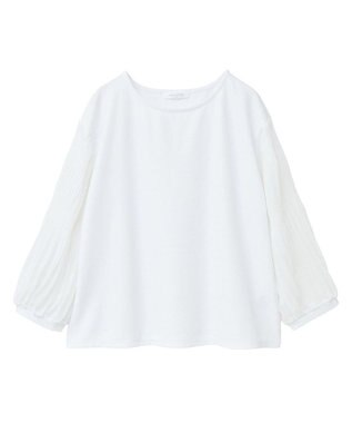 Green Parks マジョリカ袖カットプルオーバー Off White