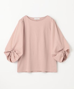 ANY 【洗濯機可】着映える袖ねじりトップス ピンク