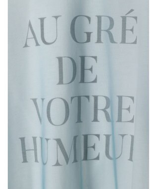 Green Parks チュールドッキングロゴプルオーバー Sax