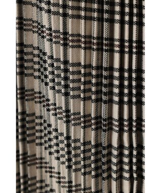 CRAFT STANDARD BOUTIQUE 配色チェックプリーツスカート Check Beige