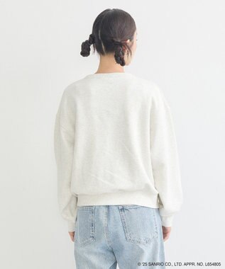 earth music&ecology チャンピオン　ハローキティ×ｅｍａｅ裏毛カーディガン Oatmeal