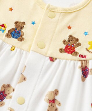 MIKI HOUSE HOT BISCUITS 【ミキハウス】【50-70cm】 ミキハウスベア ツーウェイオール 白