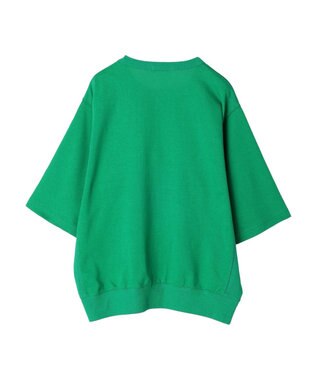 Green Parks コットンＵＳＡミニ裏毛七分袖トレＴＥＥ Green
