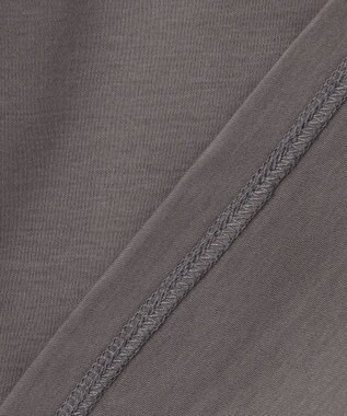 ANY L 【洗濯機可】着映える袖ねじりトップス チャコール