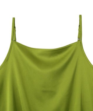 YECCA VECCA [2SET]キャミ付きシアージオメ柄シャツ Green