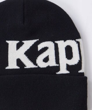 OP／FILA 【Kappa】ロゴ ビーニー ブラック