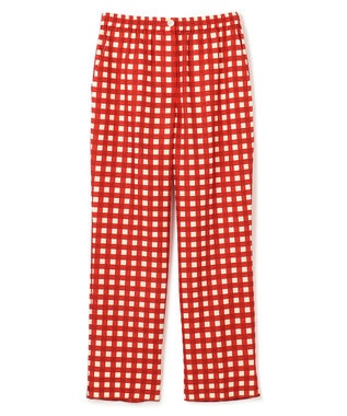 ヴィシー コットンシルク　クロップドトラウザーズ