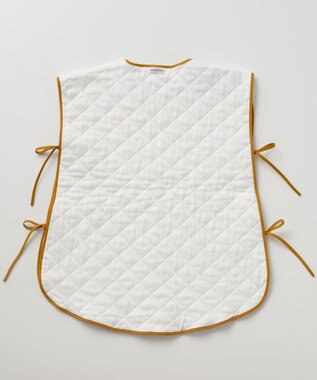 京和晒綿紗 【BABY】ベビーガーゼスリーパー　（脱脂綿キルト）　2重合わせ マスタードバイアス