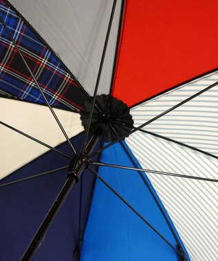 +RING 【UVカット95%以上】【UPF50＋】プラスリング 長傘60cm MLT T1278 マルチカラー