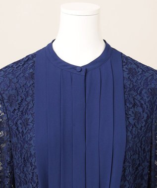 23区 【APPLAUDIR】レースコンビ ドレス ブルー系