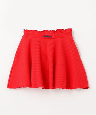 組曲 KIDS 【インパンツ付き】【110-140cm】フレアテレコ スカート レッド系