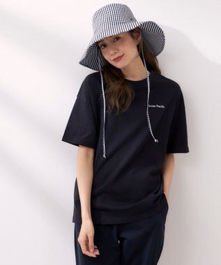 OP／FILA 【Ocean Pacific】UVカットつば広ハット ホワイト×ブラック