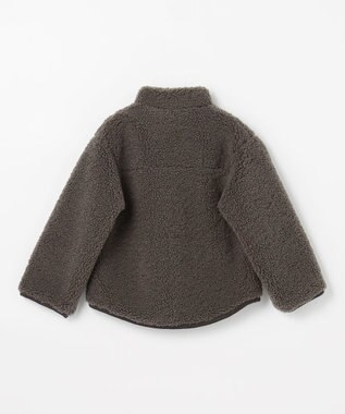 J.PRESS KIDS 【100-130cm】スタンドカラー ボア ブルゾン ブラウン系