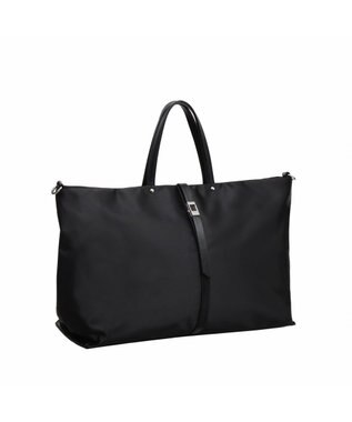 ACE BAGS & LUGGAGE PROGRES プログレ ミュー トートバッグ 2WAY セットアップ機能 ショルダーベルト付き 17396  トートバッグ レディース ユーティリティポケット ボストンバッグ ブラック