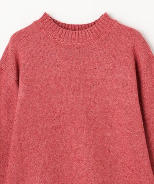 ANY L スパンコールニット レッド