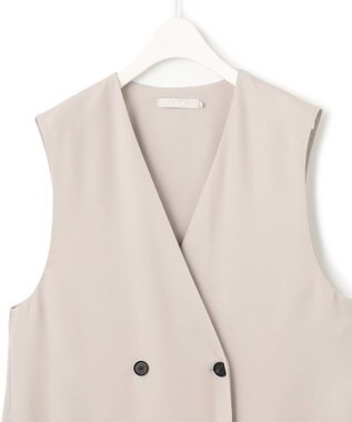 ICB 【接触冷感・UVケア・速乾・洗える】FluidBackSatin ロングジレ トープ系