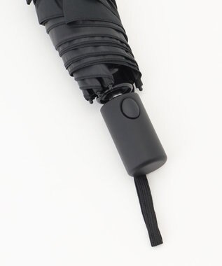 J.PRESS MEN 【遮光率100％ / UVカット率100％ / 体感マイナス4℃ / 晴雨兼用】東レ サマーシールド 折りたたみ傘_61㎝ ブラック系