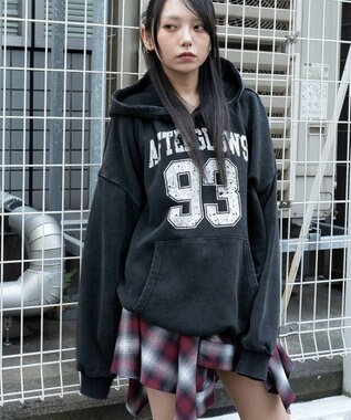 WEGO グラフィックプルパーカー スミクロ