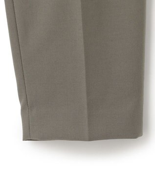 ICB 【新色追加・洗える】 ウールマットウース テーパードパンツ アッシュカーキ系