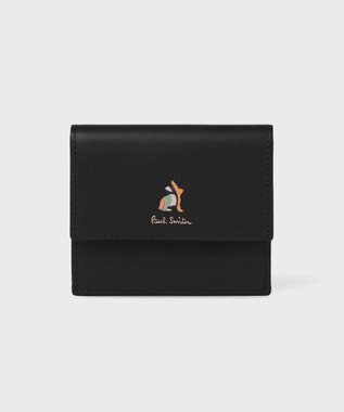 Paul Smith マーケトリースワールラビット 2つ折り財布 ブラック