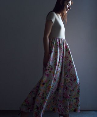 自由区 【カトリエムブーケ】Bouquet フラワーコンビドレス ピンク系