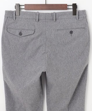 JOSEPH ABBOUD 【ウエストも伸びる！/ハイパワーストレッチ/洗える】2WAYストレッチ メルトンジャージーパンツ ライトグレー系