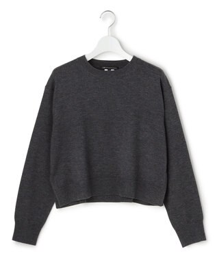 23区 L ニットセットアップ プリーツコンビ ワンピース スレートグレー系