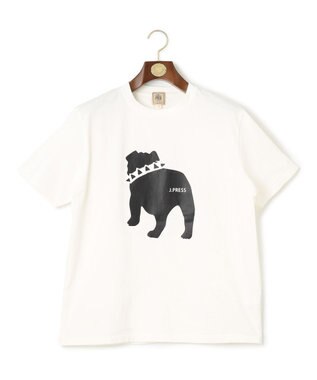 J.PRESS MEN 【UNISEX】バックブルTシャツ ホワイト系