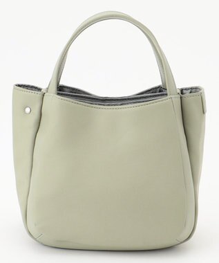 Y'SACCS イタリアンシープ 2wayラウンドトート ライトグリーン