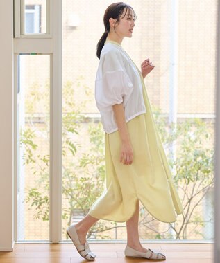 ANY シアーランタンスリーブブルゾン オフ