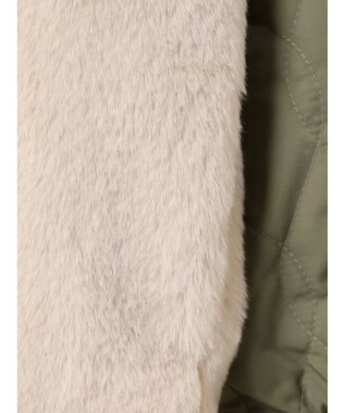 CRAFT STANDARD BOUTIQUE リバーシブルファーブルゾン Khaki