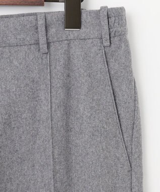 JOSEPH ABBOUD 【ウエストも伸びる！/ハイパワーストレッチ/洗える】2WAYストレッチ メルトンジャージーパンツ ライトグレー系