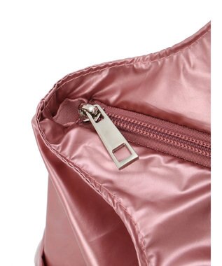 Green Parks ａｎｄｍｉｋｋａ　ドロストバルーンメタリックトート Pink