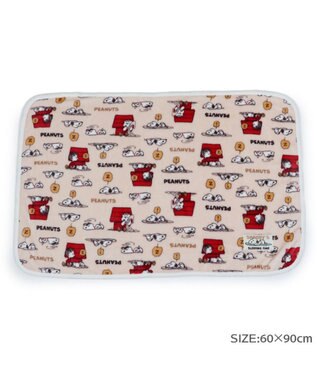 PET PARADISE スヌーピー ブランケット 《うたたね柄》 ベージュ