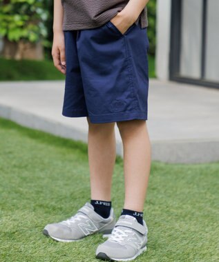 J.PRESS KIDS 【140-170㎝】コットンストレッチ ショートパンツ ネイビー系